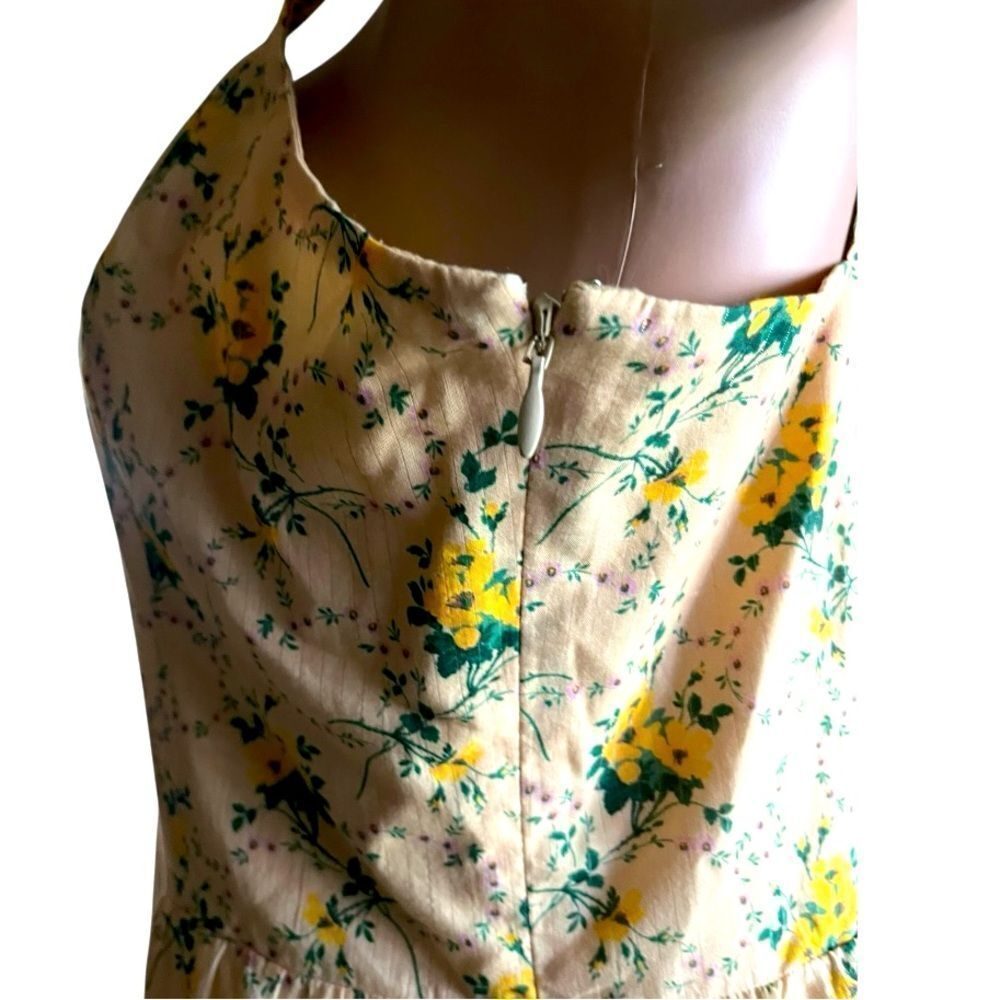 PAIGE Yellow Floral Midi Dress - Picture 7 of 12